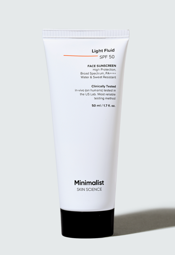 Minimalist Light Fluid SPF 50 Sunscreen